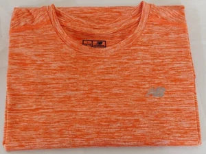 NEW BALANCE Boys T-Shirt Orange Size Large (14/16) Short Sleeves Tee - Picture 1 of 10