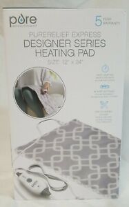Electric Heating Pad For Back Shoulder Pain Relief Heat Settings Pure Enrichment