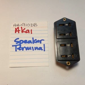 📈 AKAI ⚡️ SPEAKER TERMINAL ⚡️ AA-910DB STEREO RECEIVER - Picture 1 of 3