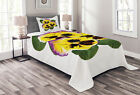 Pansy Bedspread Botanical Feels Flower Art