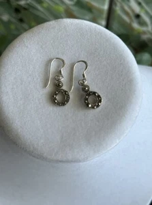 Pendientes colgantes con piedras pequeñas para mujer plata 925 - Imagen 1 de 6