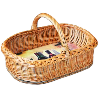 Weidentablett Tablettkorb Korbtablett Tablett Weide Serviertablett Präsent KN - Bild 1 von 4