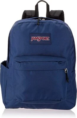 JanSport Superbreak 海军蓝背包 — 第 1/4 张图片