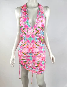 Luli Fama Ocean Drive Euphoria T-Back Minikleid Damen S gebraucht, in einwandfreiem Zustand Nylon leicht - Bild 1 von 15