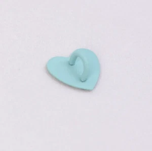 Phone Charm Hook Self Adhesive In White Green Glossy Heart For Charms Lanyard - Zdjęcie 1 z 6