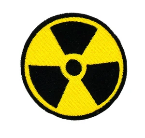 PATCH RICAMO TOPPA toppe  RADIOATTIVO RADIOACTIVE RAGGI X backpack - Picture 1 of 1