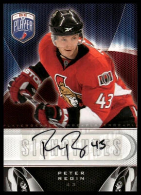 2009-10 Upper Deck Be A Player #S-RE Peter Regin Signatures - Image 1 of 2