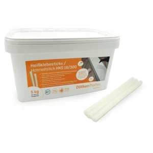 Klebestifte Sticks Döllken heißschmelzkleber hks 18/300 transparent 5kg Eimer - Bild 1 von 1