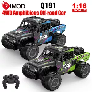Q191 Remote Control Amphibious Car 2.4G 360° Rotation Off-Road Crawler Vehicle - Picture 1 of 11