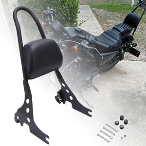 Sissy Bar Passenger Backrest For Harley Sportster 883 Low XL883L  2005-2010 - Picture 1 of 12