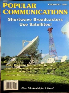 Popular Communications Magazine Februar 1994 Kurzwellensender verwenden Satelliten - Bild 1 von 2