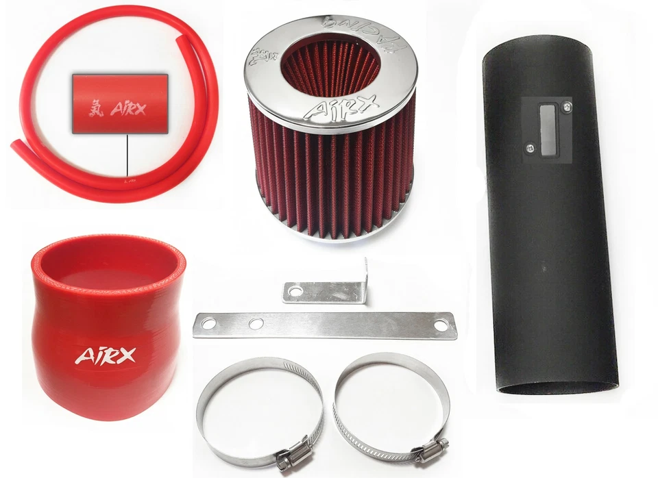 AirX Racing recubierto negro-rojo para Acura TL 2010 3,7 L V6 kit de admisión de aire + filtro Foto 1 de 1