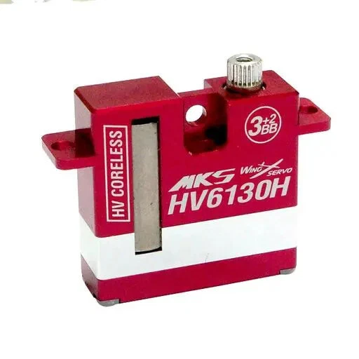 MKS Digital Wing Servo HV6130H HV Coreless 10 mm, 8,1 kg/cm, 0,10 s/60° S0022010 - Bild 1 von 1