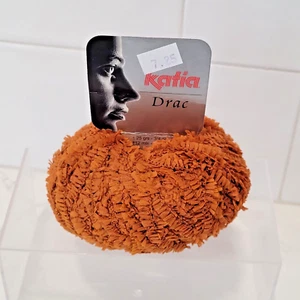 Katia Garn Orange 1 Knäuel Drac Nylon Rost 25g 122 Yards Fuzzy DISC - Bild 1 von 6