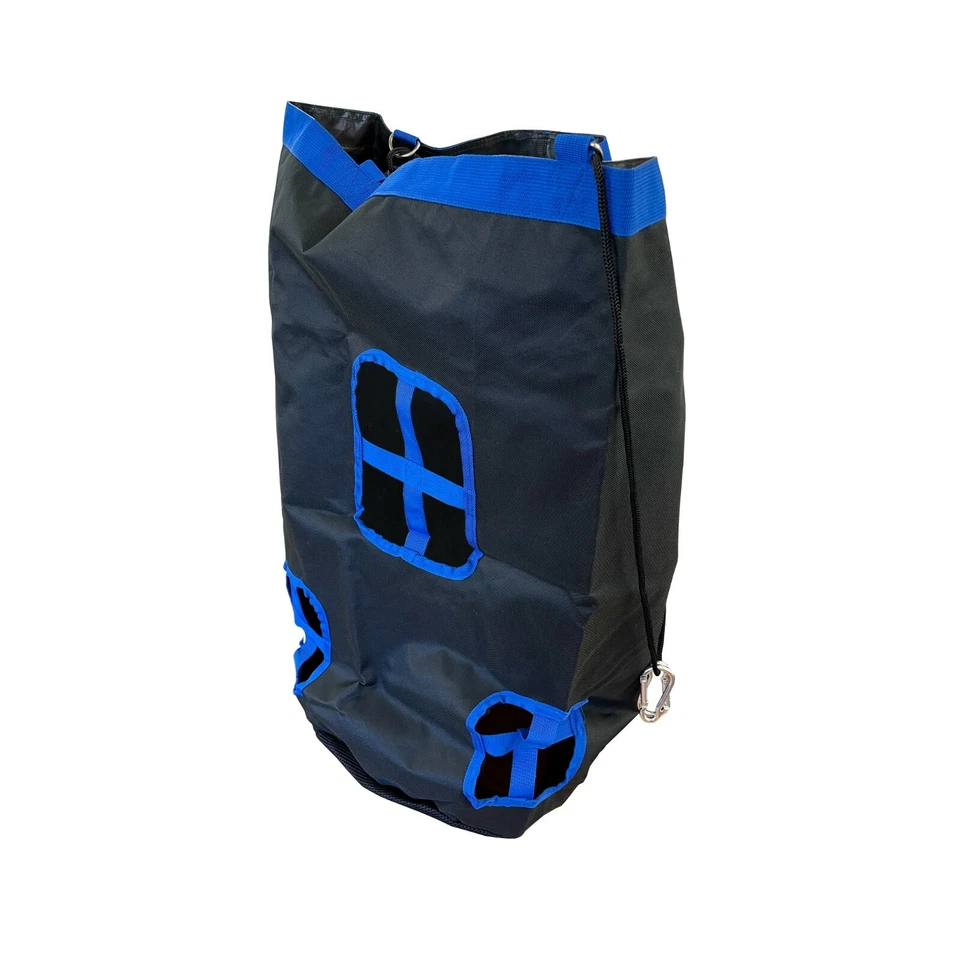 SMART OUTDOORS PREMIUM RUND PFERDE HEU FUTTERSÄCKE Pony Fressnetz Reitsport Futterstall