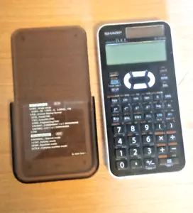Sharp Scientific Stat Solar Powered Calculator EL-531XG With Back Cover Working - Picture 1 of 5
