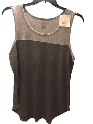 NUEVO Liz Claiborne Mujer TANK XL Top Elástico Salón PJ Camisa Sin Mangas Foto 1 de 4