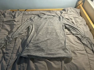 Z By Zella Damen Langarm sportliches Oberteil Shirt mit gerafften Ärmeln Medium - Bild 1 von 10