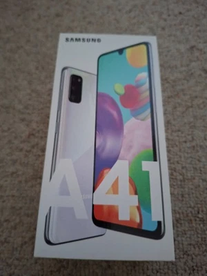 Samsung Galaxy A41 - 64GB - Crush White (Ohne simlock), OVP, guter Zustand - Bild 1 von 2