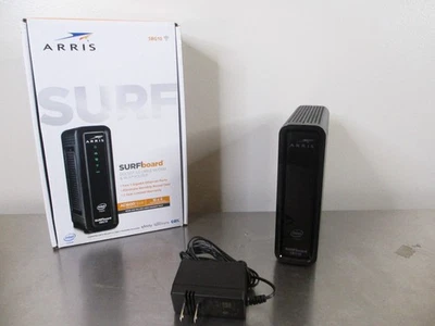 ARRIS SURFboard SBG10 DOCSIS3.0 16x4 Gigabit Cable Modem & Router 686 Mbps - Image 1 of 4