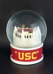 USC College Stadium Snow Globe University of Southern California Water Globe - Foto 1 di 14