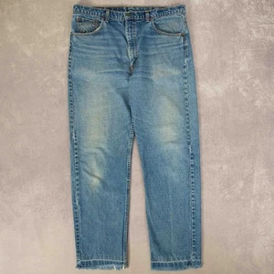 Jeans Fader Levi's Vintage Años 80 505 Calce Recto W36 L32 Para Hombre Azul Denim - Imagen 1 de 8