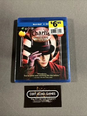 Charlie And The Chocolate Factory (2005) Blu-Ray + DVD Brand NEW SEALED - Image 1 of 4