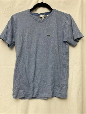 Camiseta Lacoste para niño azul claro manga corta logotipo - talla 14 (158 cm/63 pulgadas) Foto 1 de 4