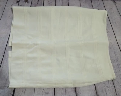 Falda WHBM Casa Blanca Mercado Negro Mujer 10 Bandas Elastizadas Marfil Lápiz Foto 1 de 4