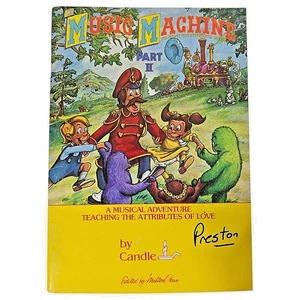 Music Machine Part II Candle Childrens Musical Christian Songbook Kids 1983 - Picture 1 of 13