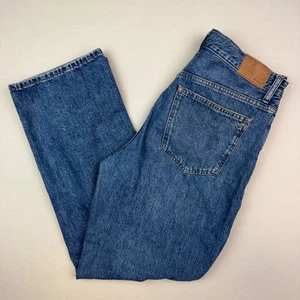 Madewell Jeans Womens 29 32 Actual Low Slung Straight Button Fly Baggy READ - Picture 1 of 6