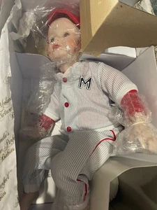 Ashton Drake “Michael” Doll Yolanda Bello Porcelain 1991 Baseball - Picture 1 of 2