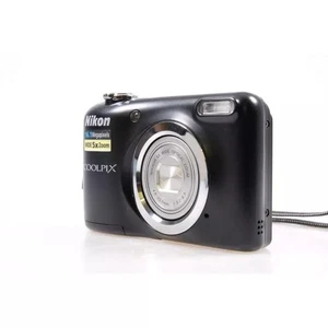Cámara digital Nikon COOLPIX A10 16,1 MP compacta idioma inglés color negro - Imagen 1 de 13