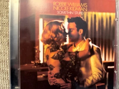 Robbie Williams & Nicole Kidman-Somethin’ Stupid (CD Single 2001) Very Good - Image 1 of 3