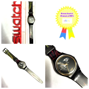 Swatch Gent NOS Medici's GB127 1989 VARIANTE 1 Vintage Armbanduhr 80er Jahre - Bild 1 von 11