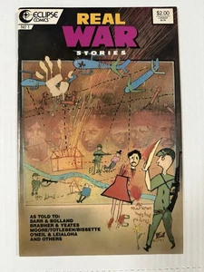 Real War Stories (Eclipse 1987) #1 Anthology - MOORE BOLLAND SIENKIEWICZ - Picture 1 of 20