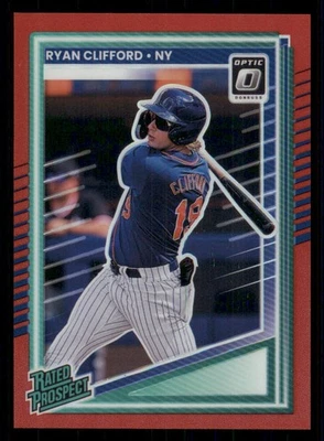 2025 Donruss Optic Red #198 Ryan Clifford /99 - Image 1 of 2