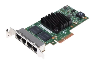 Adaptateur Gigabit Ethernet quad port Intel i350-T4 // profil bas // I350T4G2P20 - Photo 1/6