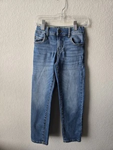 The Childrens PLACE Blue Denim Straight Leg Adjustable Waist Boys Jeans Size 7 - Picture 1 of 3