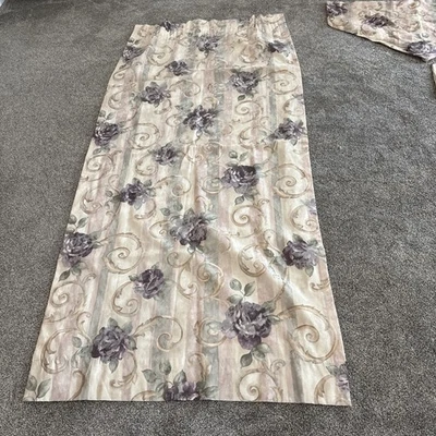 Panel de cortina de ventana Croscill Chambord Cassis púrpura rosa - 1 panel 84" x 39"   Foto 1 de 4