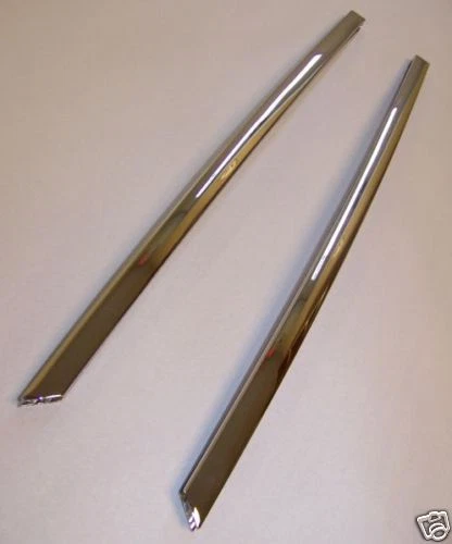 1969-1970 BelAir/Caprice/Impala 2-DR Chrome Quarter Window Seal Retainer Sash-PR - Image 1 of 1