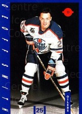 1991-92 Edmonton Oilers IGA #23 Geoff Smith
