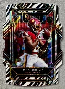 Dyami Brown 2021 Panini Select Football Club Level Zebra Die Cut #267 Commanders - Bild 1 von 6