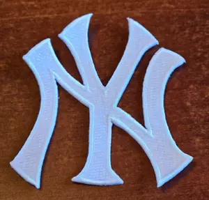 New York Yankees 3 "X2" Bügelbild gestickter Aufnäher KOSTENLOSER Versand!! - Bild 1 von 1