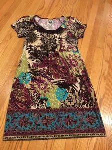 Sexy Vestido para Mujer BEIGE By ECI Cachemira Chocolate Lima Aqua Púrpura Floral Talla 10 # - Imagen 1 de 5