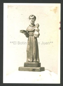 VTG PHOTO / PUERTO RICAN WOOD CARVED SANTO / TEODORO VIDAL /  PUERTO RICO #1 - Picture 1 of 2
