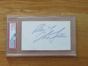 Vintage DOMINIK HASEK signed DETROIT RED WINGS Cut Signature PSA / DNA 84270490 - Picture 1 of 3