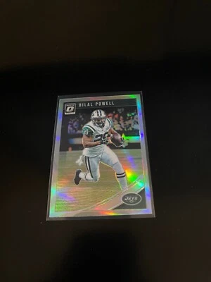 Bilal Powell 2018 Donruss Optic Silver Holo Prizm Jets 75 PWE - Image 1 of 2
