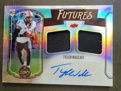 2021 Panini Legacy - Futures Dual Patch Autographs #FD-TW Tylan Wallace 073/299 - Image 1 of 2
