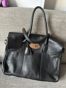 Mulberry Bayswater Bag Black- Leather - Picture 1 of 19